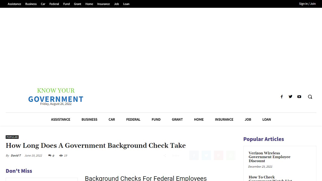 How Long Does A Government Background Check Take